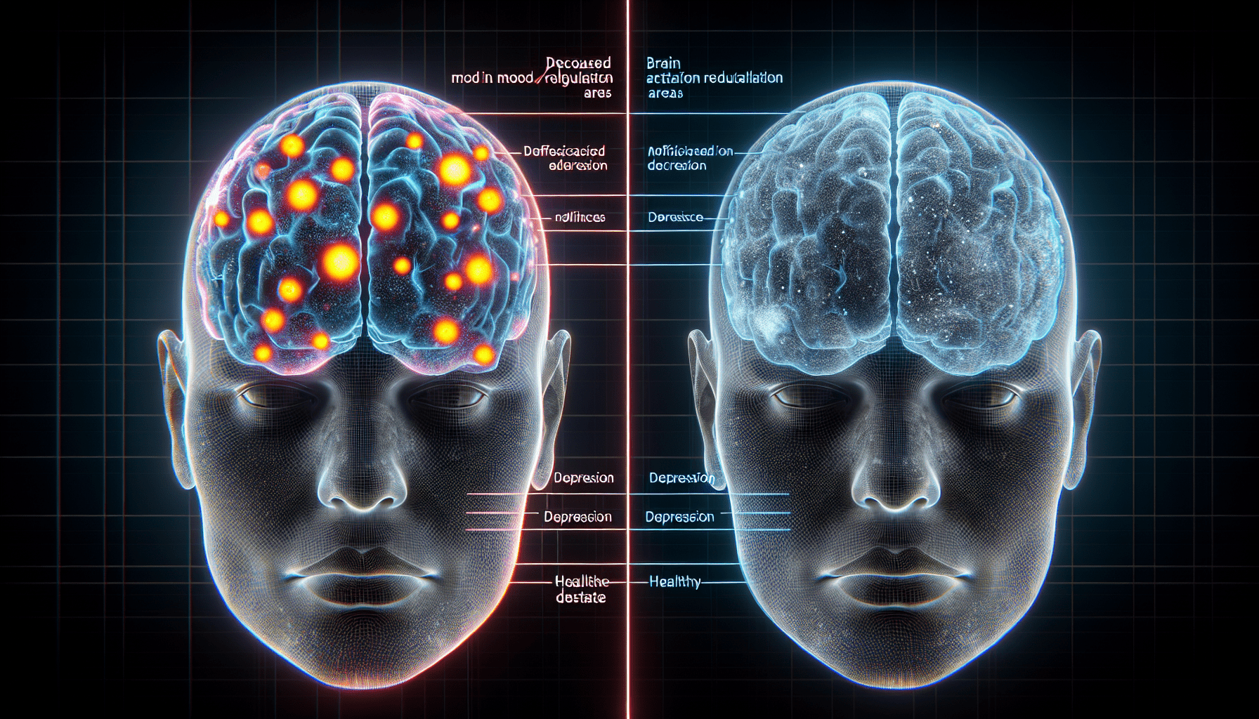What Is The Difference Between A Depressed Brain And A Normal Brain?